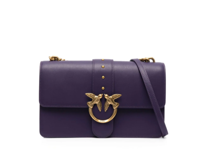Bolso PINKO bandolera Love One Classic purple